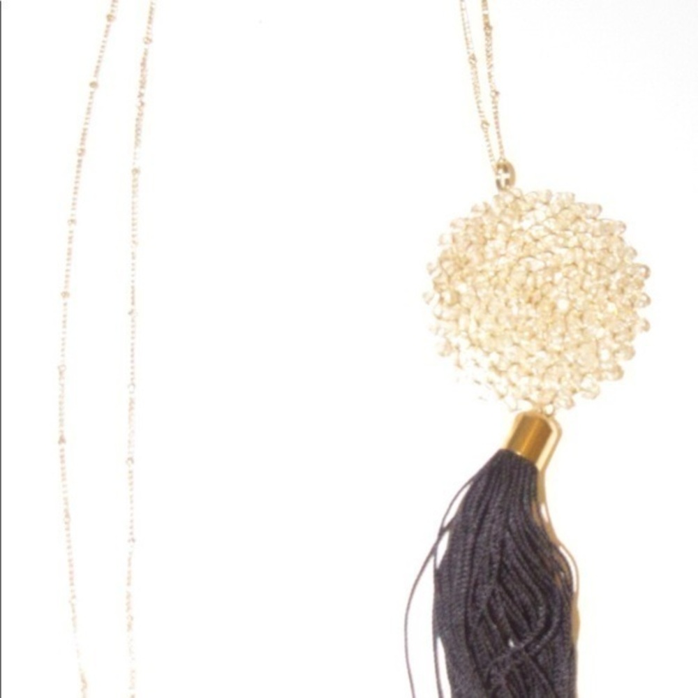 This beautiful druzy tassel necklace buy 3 get 1